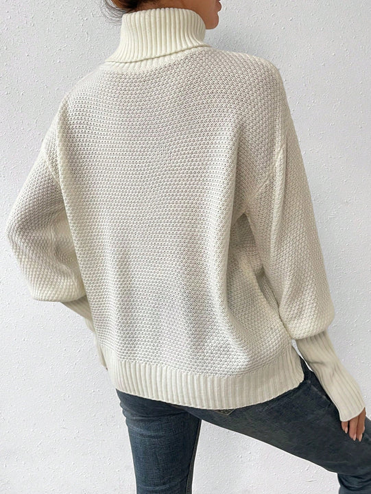 Unity Jersey cuello alto de manga farol