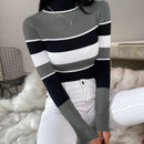 Prive Jersey de color combinado de cuello alto