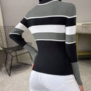 Prive Jersey de color combinado de cuello alto