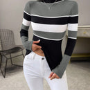 Prive Jersey de color combinado de cuello alto