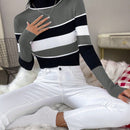 Prive Jersey de color combinado de cuello alto