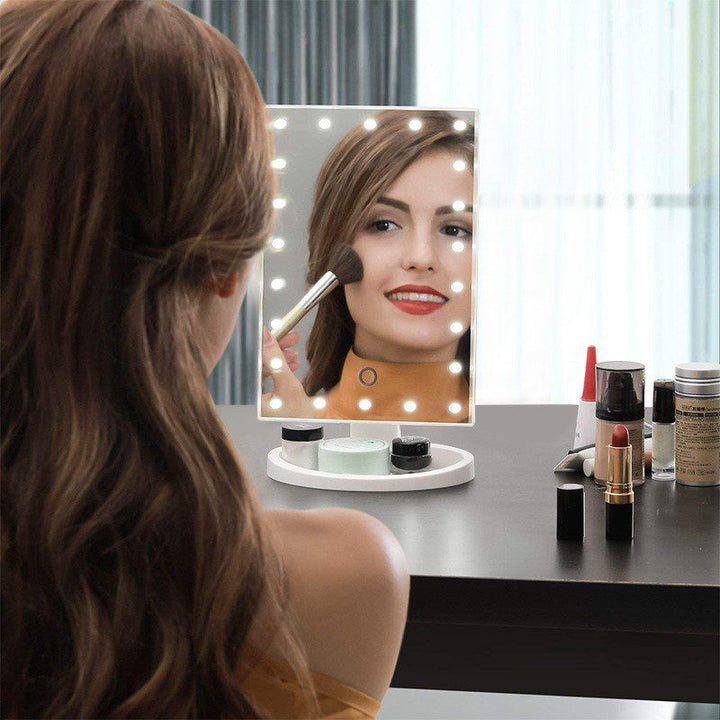 Espejo LED Maquillaje Pantalla Táctil Tocador X22 Luces 1608