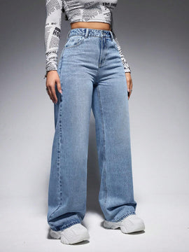 EZwear Jeans de pierna ancha