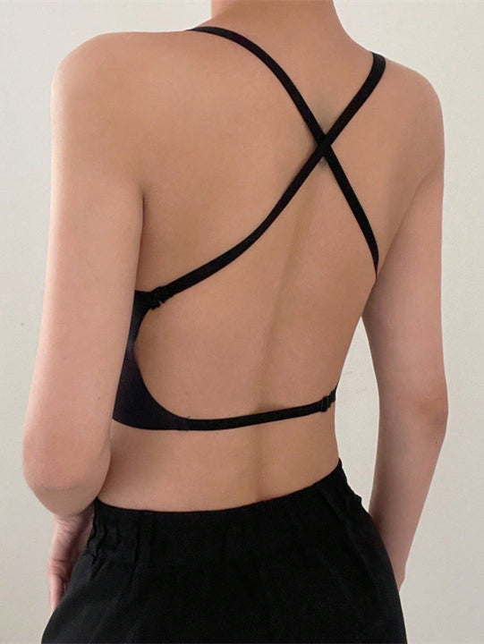 Lenceria Sexy Sin Espalda, Push Up, Invisible