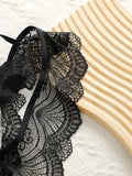 Conjunto de lenceria con encaje con aro