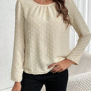 LUNE Blusa de lunares con cordon trasero