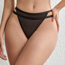 Leisure Tanga unicolor de cintura con abertura