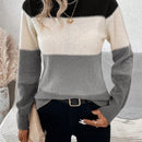 LUNE Jersey de color combinado de cuello alto
