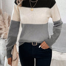 LUNE Jersey de color combinado de cuello alto