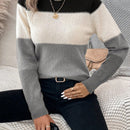 LUNE Jersey de color combinado de cuello alto