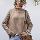 LUNE Jersey cuello alto de manga raglan bajo con abertura