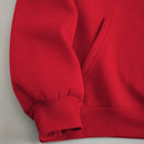 Icon sudadera con capucha termica con bolsillo tipo canguro, cordon y grafico de eslogan y labios, disfruta de tu tiempo personal, por favor manten la voz baja, hazte una taza de cafe