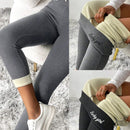 Essnce 2 piezas Pantalones con estampado de letra de cintura ancha