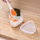1/2 piezas, Molde de Sushi, Molde de Hacedor de Sushi Triangular, Molde Creativo de Onigiri, Molde de Bola de Arroz de Grado Alimenticio, Caja de Bento de Sushi Portátil para Exteriores, Caja de Almuerzo de Picnic, Herramientas de Cocina, Accesorios de C