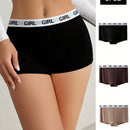 3 piezas Boyshorts de cintura con cinta con letra