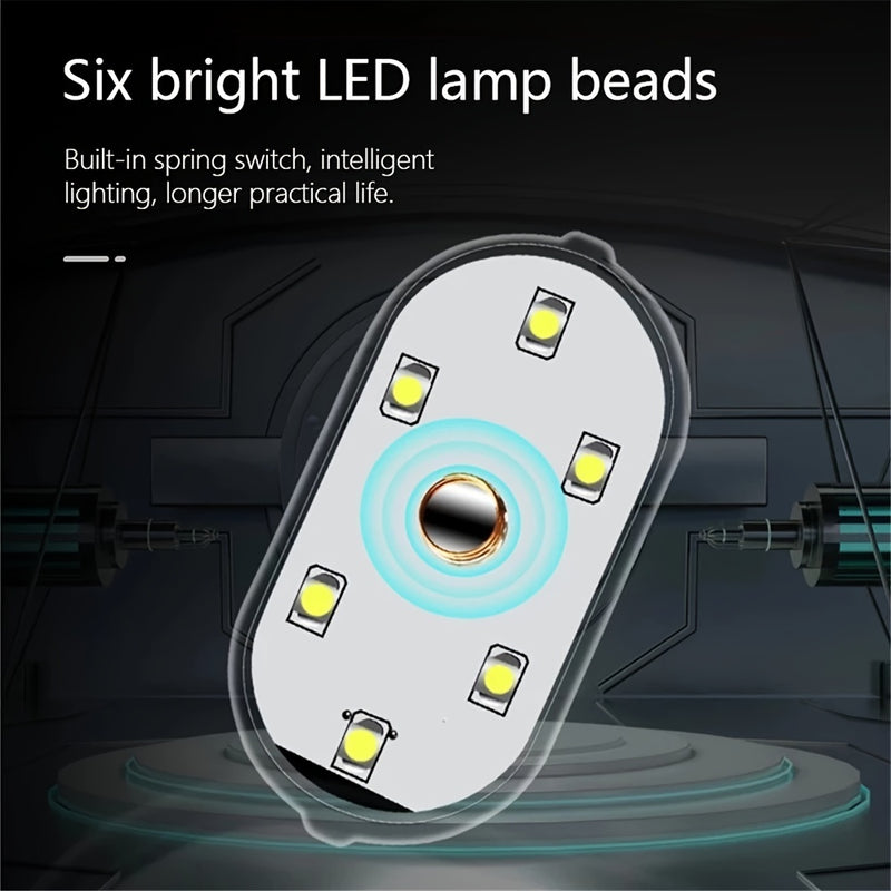 Ilumina tu carro con esta luz LED táctil recargable, perfecta para carros, camiones y furgonetas