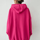 Cottnline sudadera con capucha de hombros caidos y cordon para otono e invierno