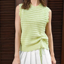 EZwear Chaleco de punto con cordon delantero