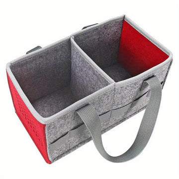 Estuche de Viaje Portátil para el Conjunto de Altavoces Iniciales Tonies Toniebox, Estuche Plegable de Tela de Fieltro, Bolsa Tote Organizadora para Camping y Bolsa de Dormir