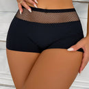 Boxers Cortos De Red Para Mujer Con Inserciones