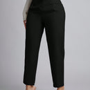Petite pantalones de pana para mujer con cintura elastica en la parte trasera, apropiados para otono e invierno