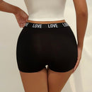 3 Unids/paquete Calzoncillos Tipo Boxer De Cintura Alta Sin Costuras, Comodos Y Transpirables Para Mujer