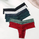 Underwear&sleepwear basics paquete de 6 tangas de encaje floral