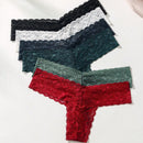 Underwear&sleepwear basics paquete de 6 tangas de encaje floral