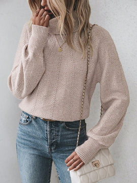 Prive Jersey unicolor cuello alto de manga raglan