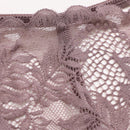 5 Piezas De Tanga Con Cintura Baja Y Encaje Solido Para Mujer, Con Banda De Cintura Fina, Conjunto De Lenceria Sexy Para Mujer