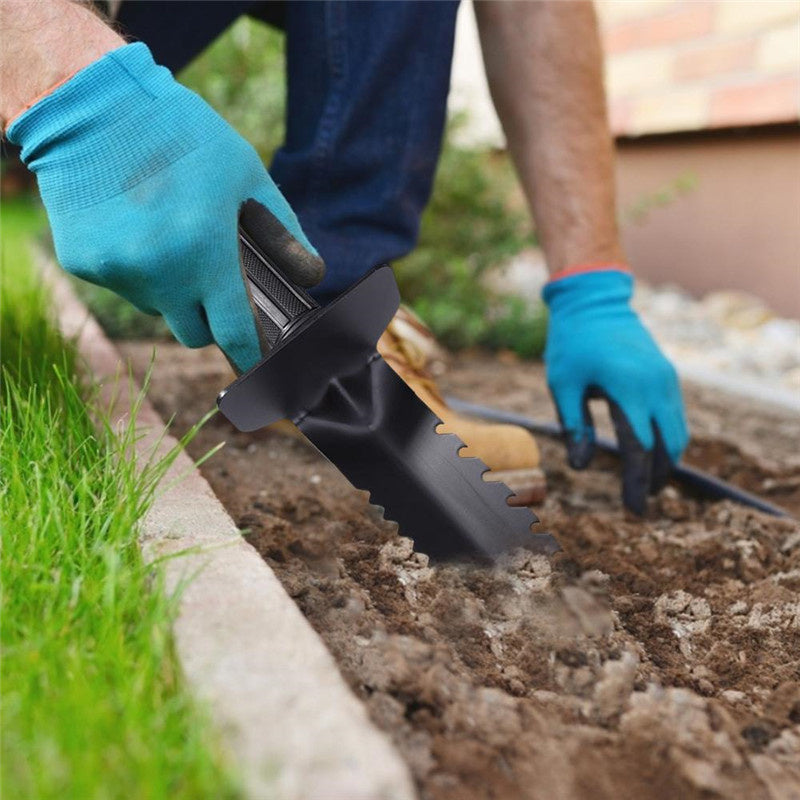 Palas de Jardín Portátil Resistente - Herramienta Manual para Cavar, Plantar y Deshierbar con Hoja Afilada - Compacto para Jardinería, Agricultura y Paisajismo - Sin Necesidad de Electricidad - Ideal para Hogares y Granjas, Mango Ergonómico, Rendimiento