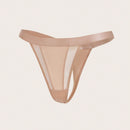 Leisure Tanga unicolor de malla