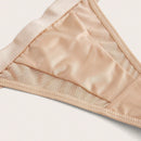 Leisure Tanga unicolor de malla