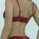 Conjunto De Sujetador De Encaje Sexy Para Damas