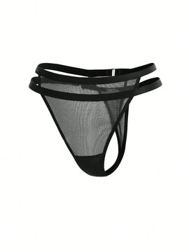 Leisure Tanga unicolor de cintura con abertura