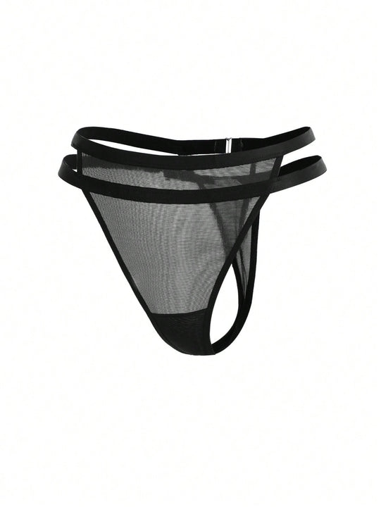 Leisure Tanga unicolor de cintura con abertura