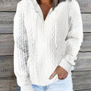 Lune sudadera con capucha texturizada para mujer