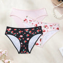 Tangas Triangulares Con Estampado De Fresas