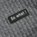 Ezwear capucha crop con slogan con parche con cordon delantero de hombros caidos