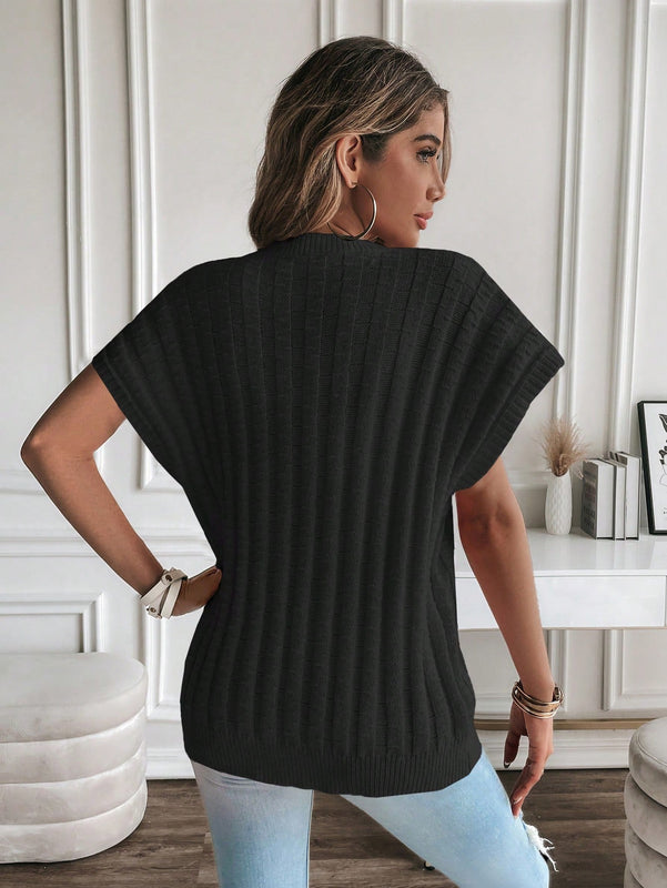 LUNE Chaleco De Sueter De Manga Murcielago Para Mujer