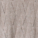 Frenchy Jersey de cuello alto de hombros caidos de punto de malla
