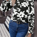 Frenchy Camisa De Mujer Con Estampado Floral Y Nudo En La Espalda