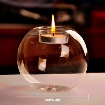 1/2/3/6pcs Portavelas de Cristal Europeo para Navidad Halloween Decoración de Mesa de Comedor, Candelabro Romántico para Bodas, Barra de Fiesta y Decoraciones para el Hogar