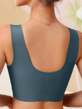 Sujetador Con Espalda Bonita Para Mujer, Copa Fina, Push-up, Sujetador Deportivo, Chaleco Trasero Sin Costuras, Sujetadores Con Reduccion Lateral