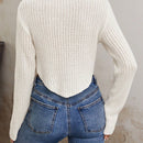 LUNE Jersey crop de cuello scoop bajo hanky