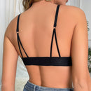 Ropa Interior Inalambrica De Encaje Floral Para Mujer