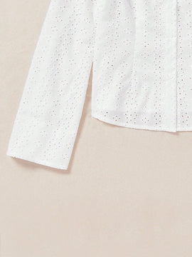 WYWH Blusa de hombros descubiertos ribete con fruncido schiffy