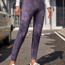 Pantalones Largos Holgados Con Cintura Elastica Para Mujer