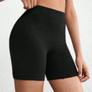 Pantalon Ciclista Sin Costuras Para Mujer, Negro