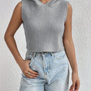 EZwear Chaleco suelto informal con capucha